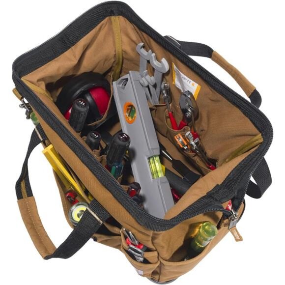 Legacy Tool Bag 16-Inch w/ Molded Base, Carhartt Brown - Picture 4 of 6